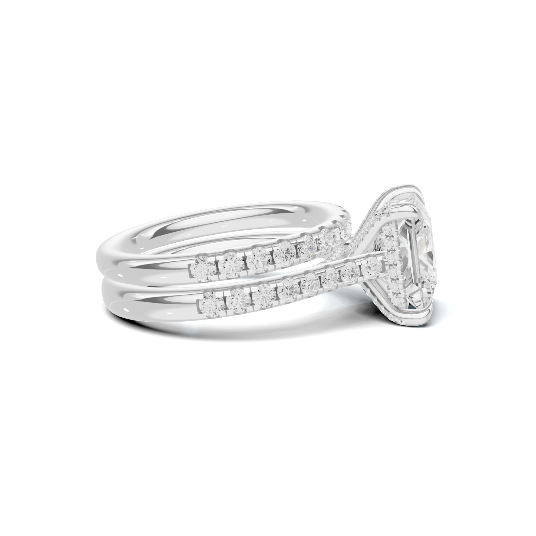 Cut Pave Ring