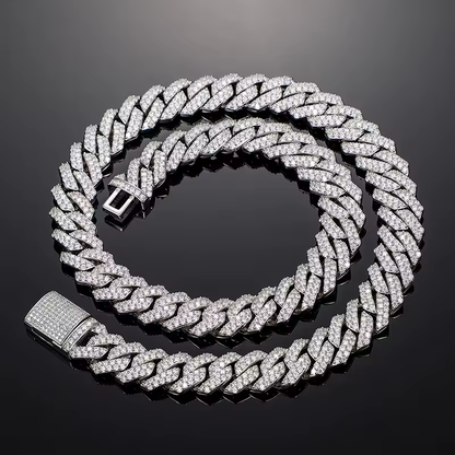 10MM Moissanite Cuban Link Chain