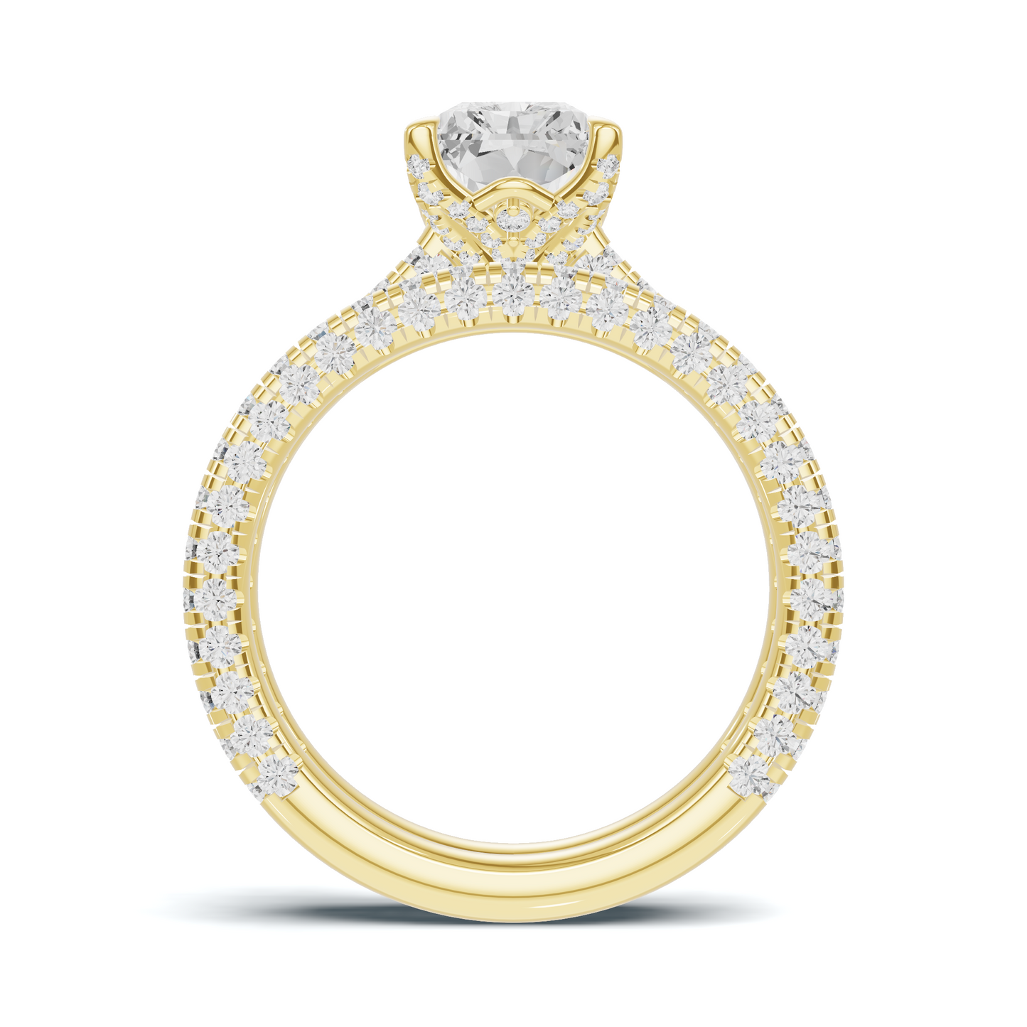 Dazzling Double Band Ring