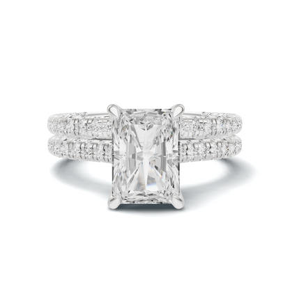 Dazzling Double Band Ring