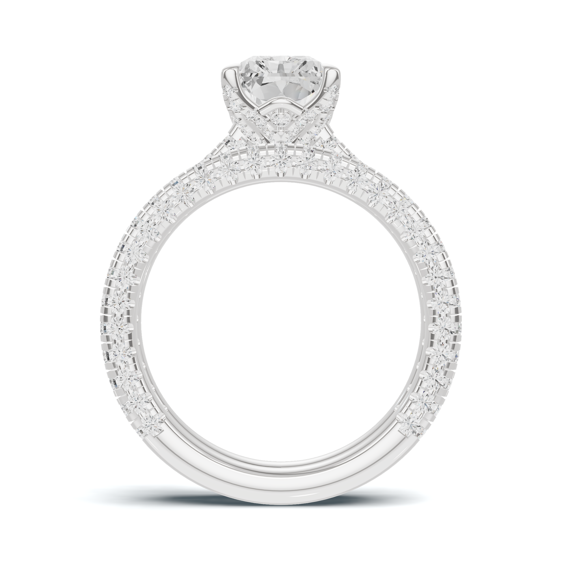 Dazzling Double Band Ring