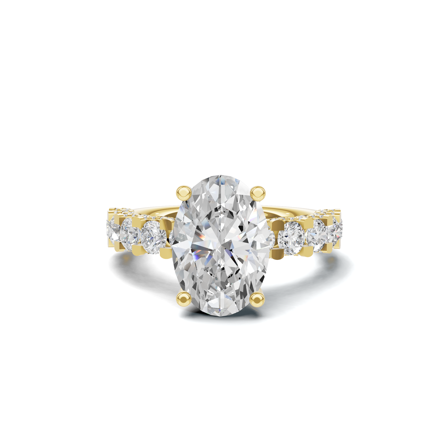 Dazzling Pave Accented Ring