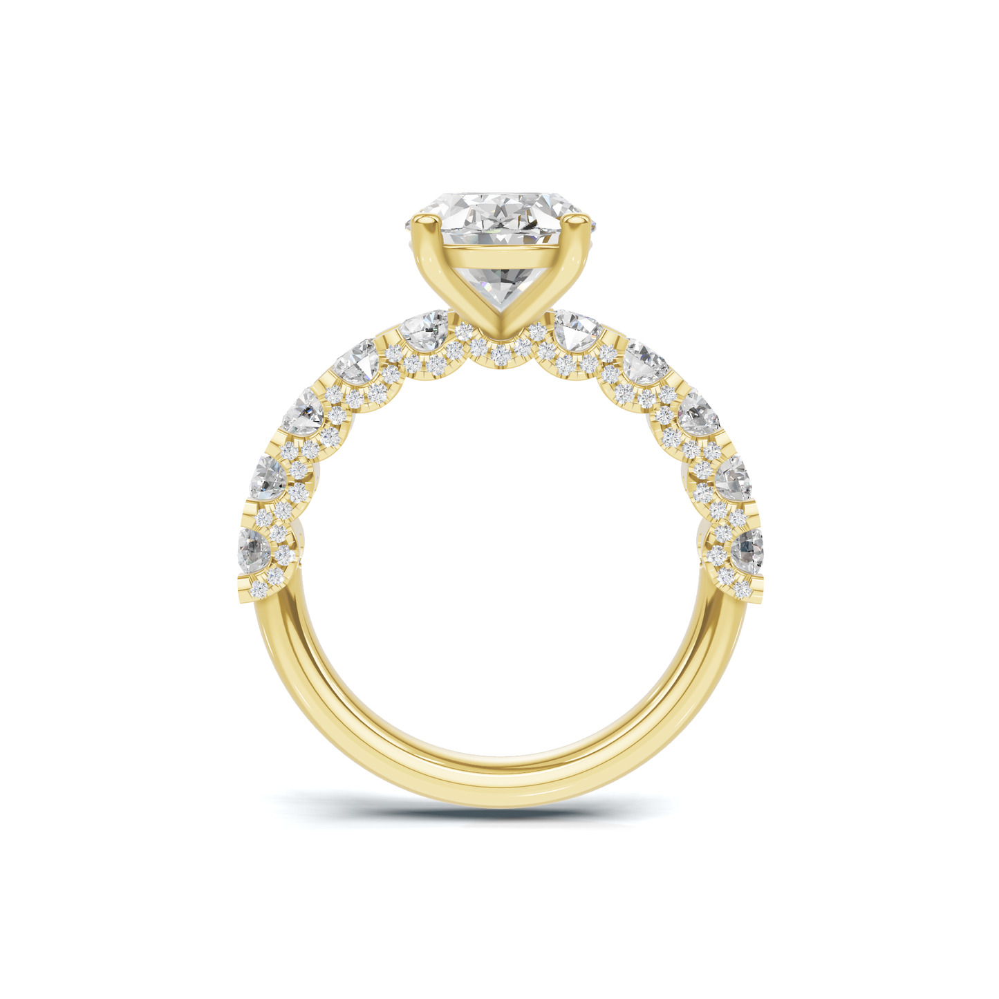 Dazzling Pave Accented Ring