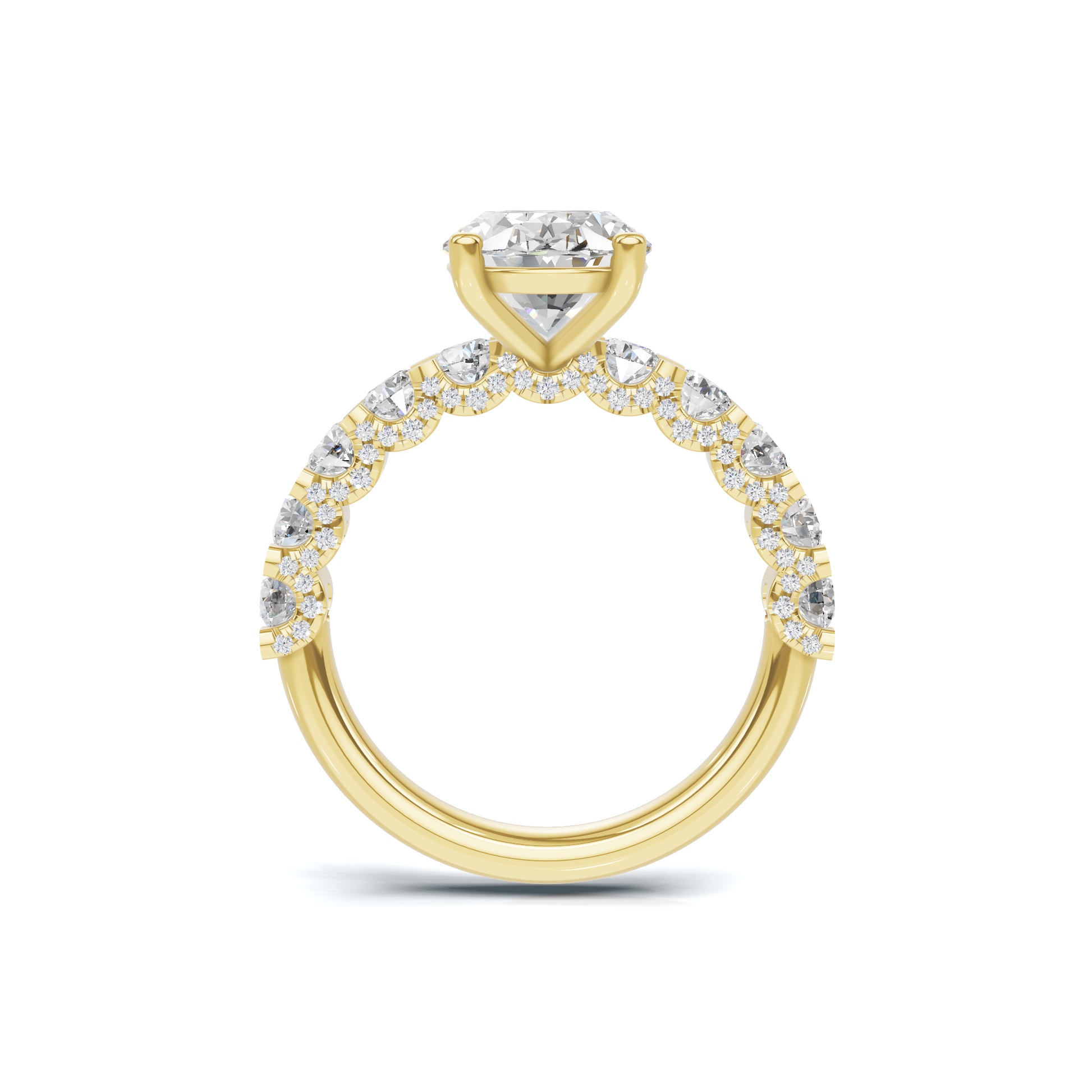 Dazzling Pave Accented Ring