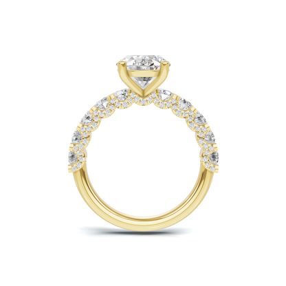 Dazzling Pave Accented Ring