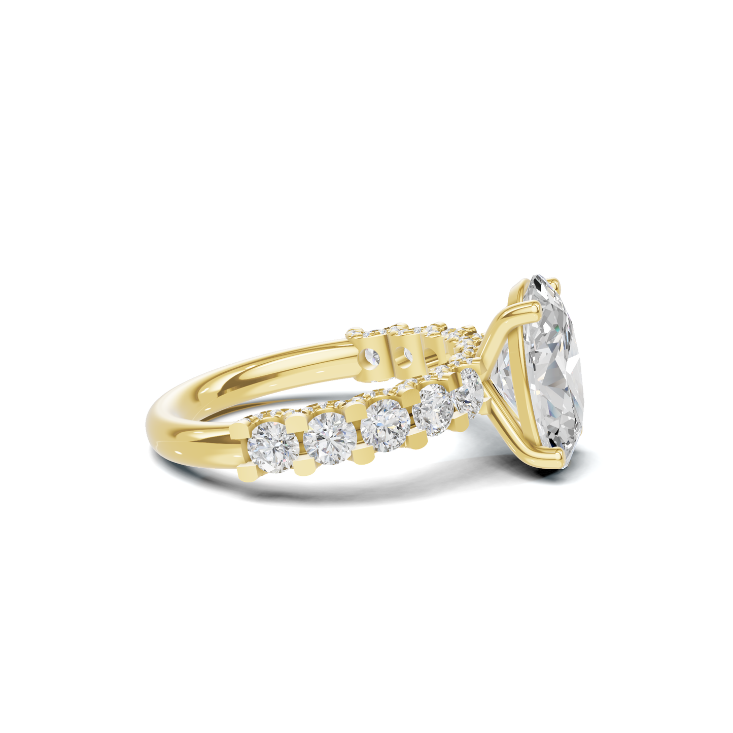 Dazzling Pave Accented Ring