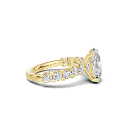 Dazzling Pave Accented Ring