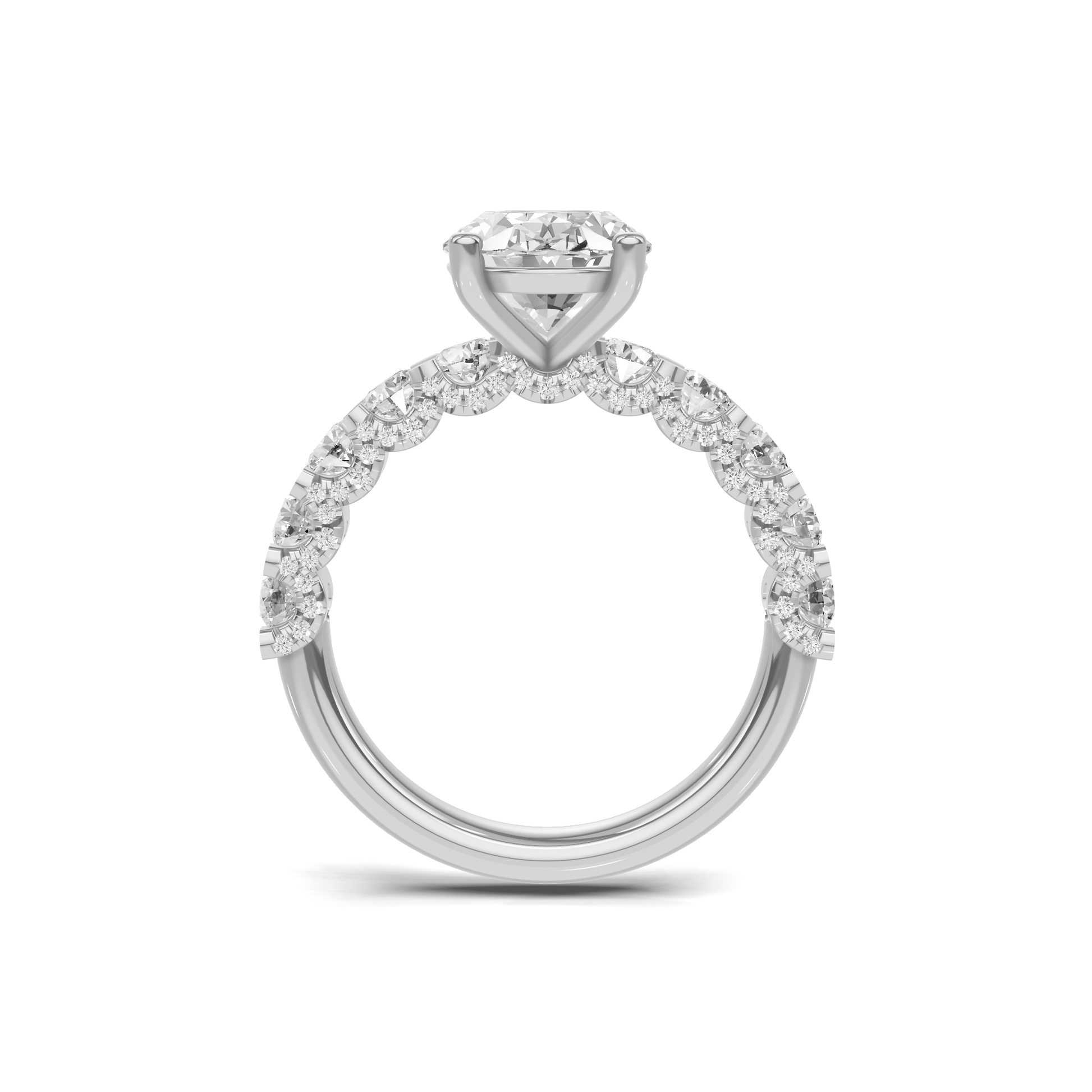 Dazzling Pave Accented Ring