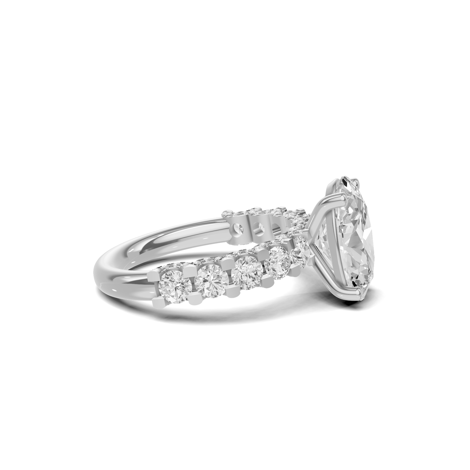 Dazzling Pave Accented Ring