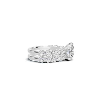 Double Band Accented Ring