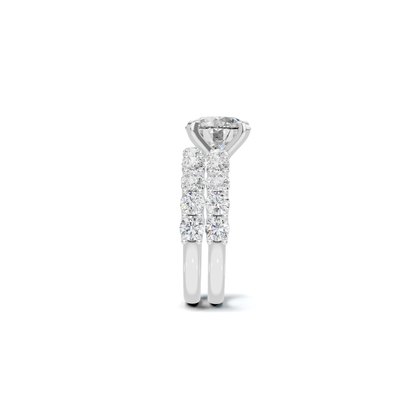 Double Band Accented Ring