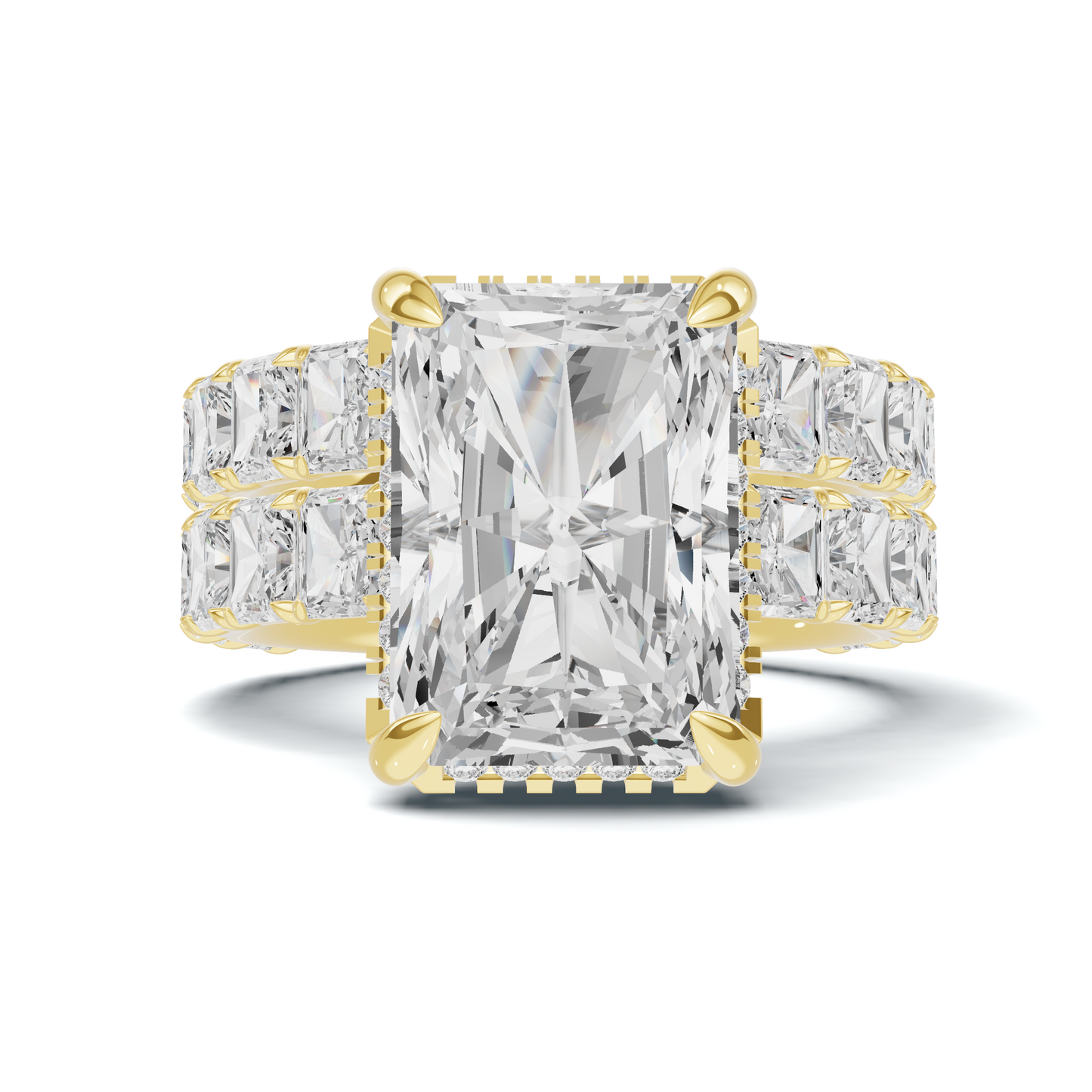 Double Band Stack Ring