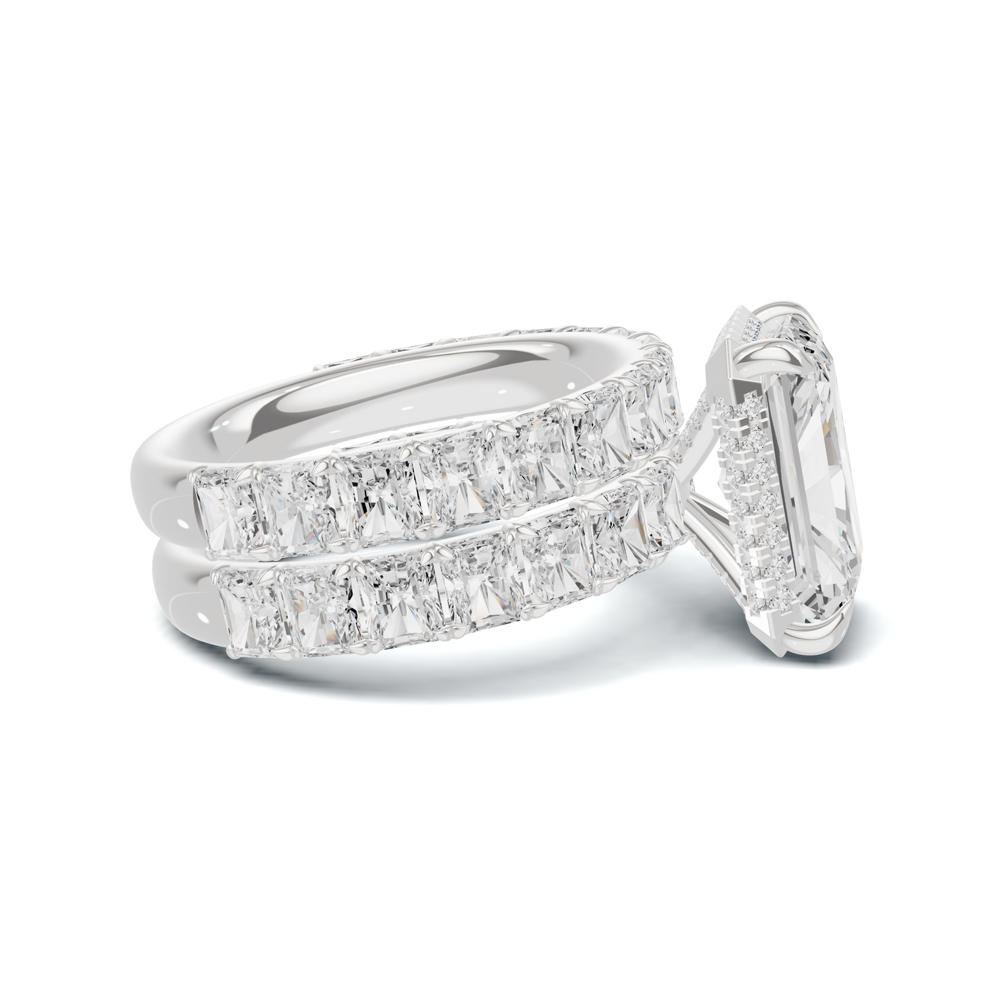 Double Band Stack Ring