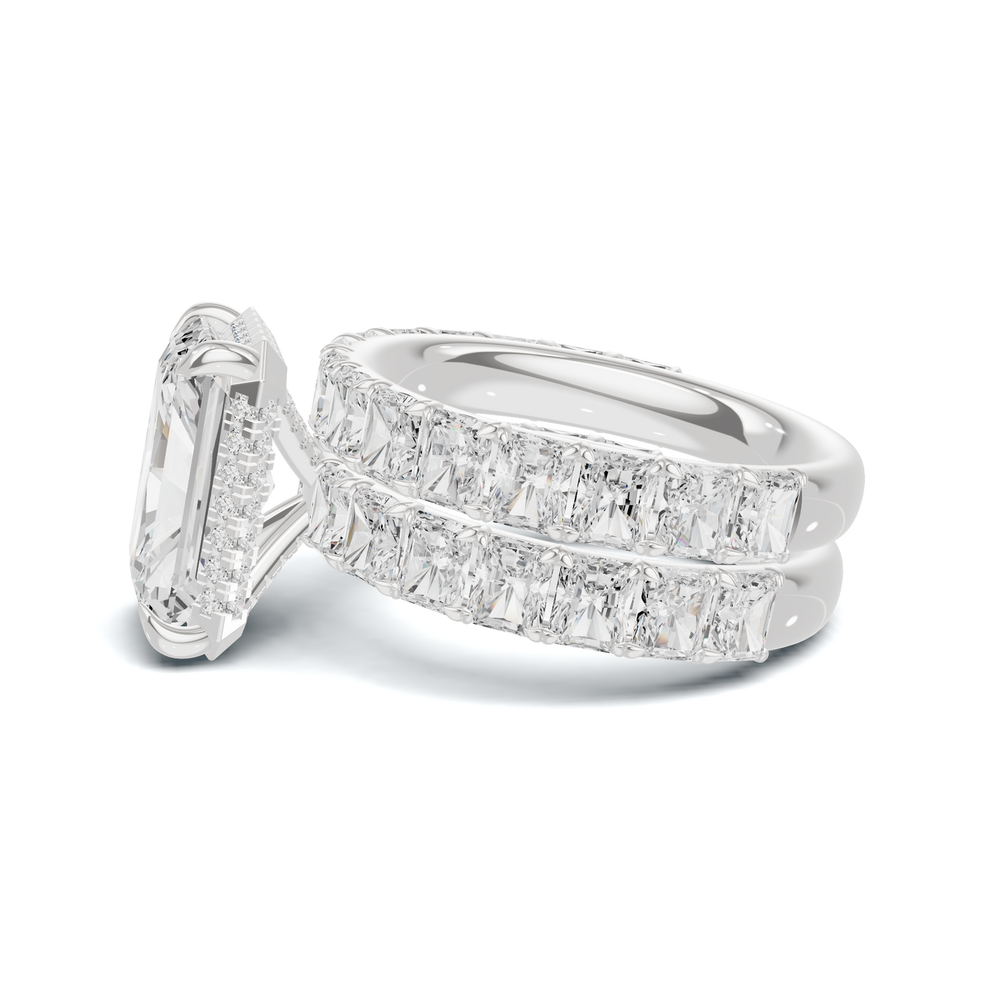 Double Band Stack Ring