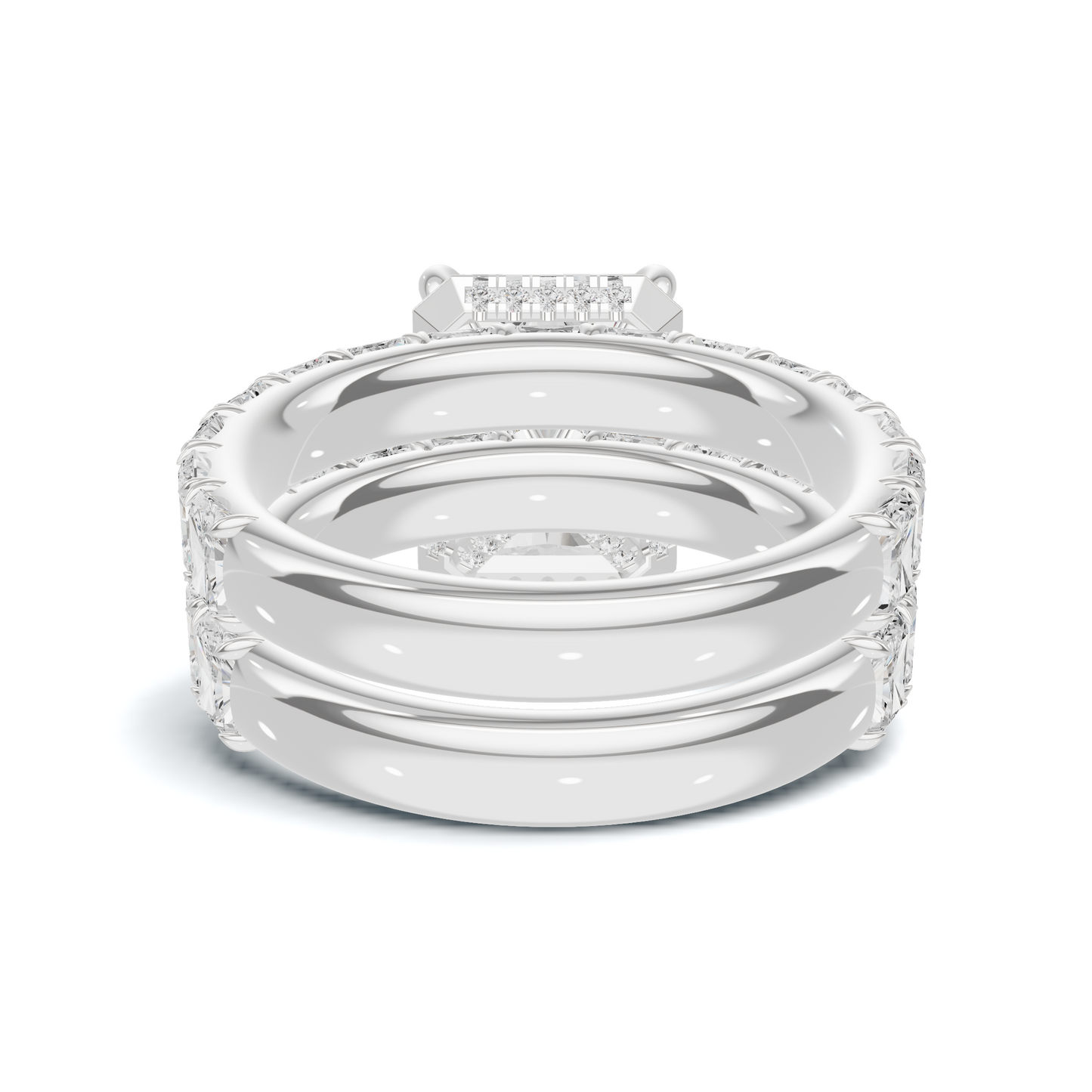 Double Band Stack Ring
