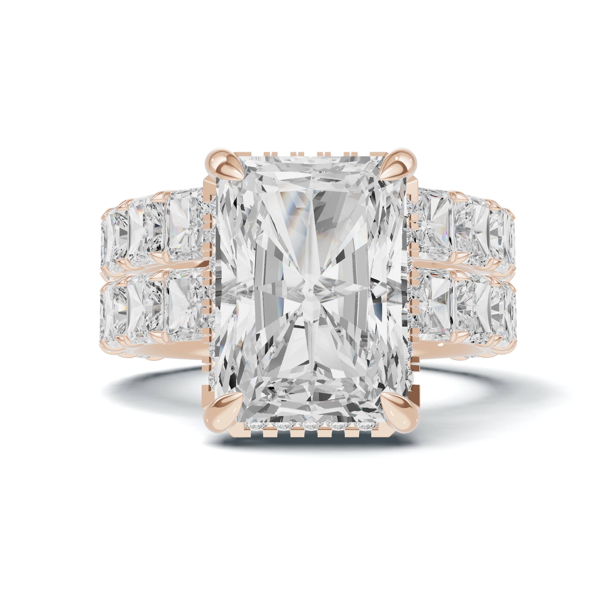 Double Band Stack Ring