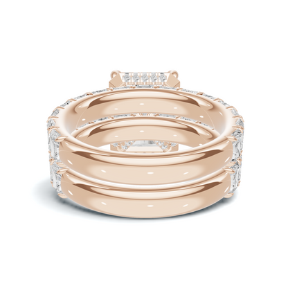 Double Band Stack Ring