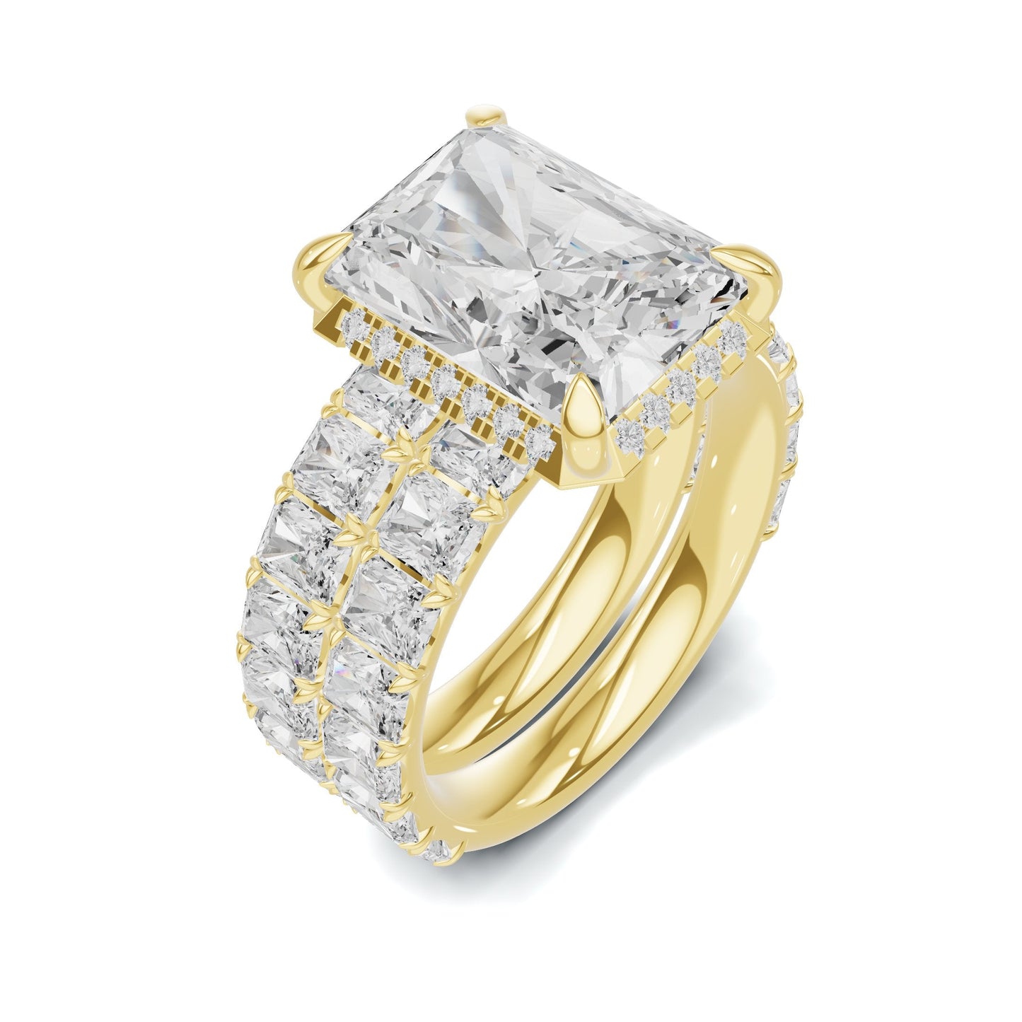 Double Band Stack Ring