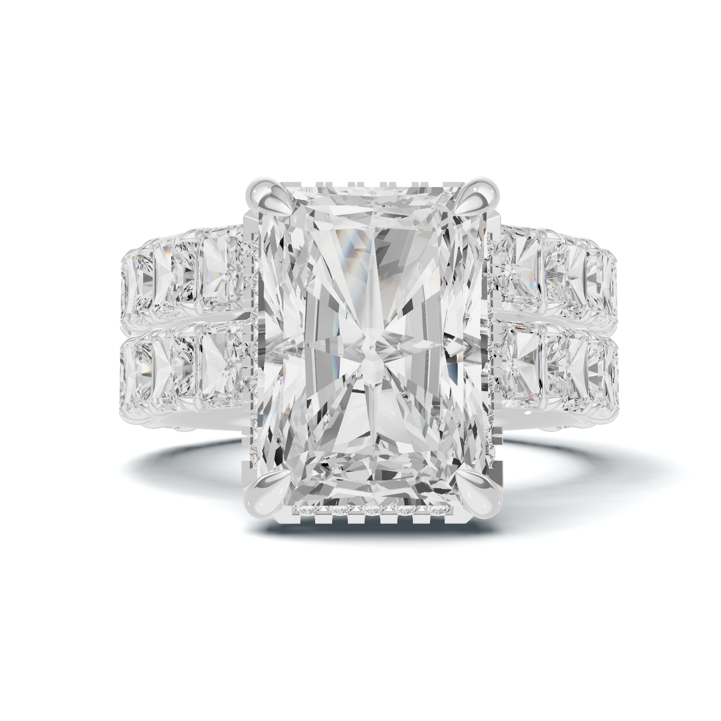 Double Band Stack Ring