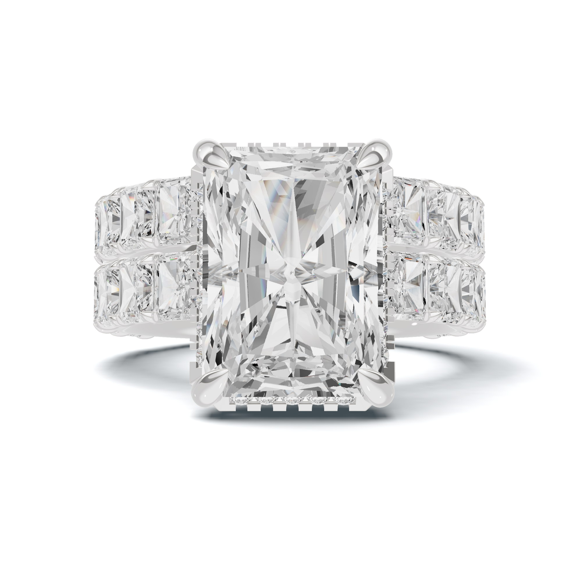 Double Band Stack Ring