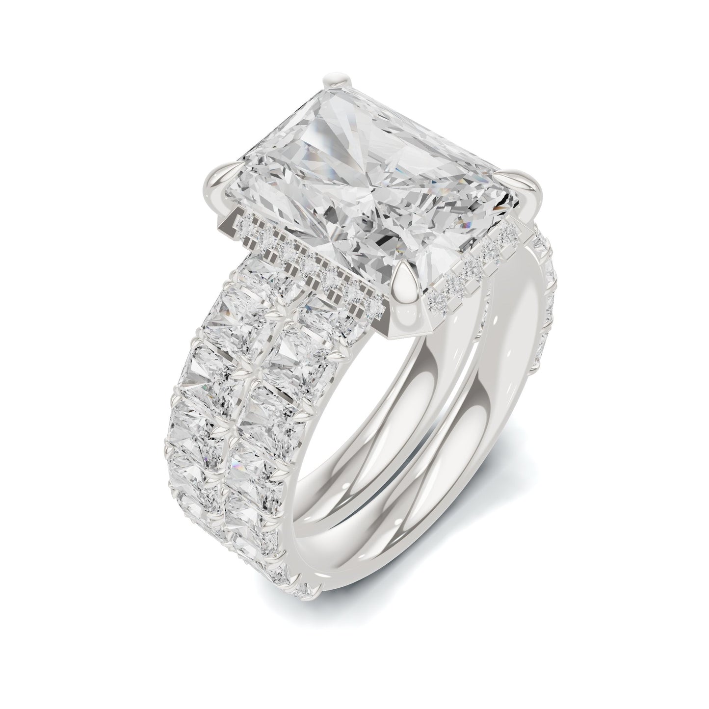Double Band Stack Ring