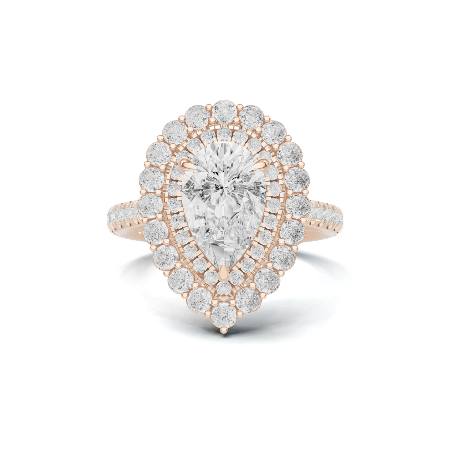 Double Halo Ring