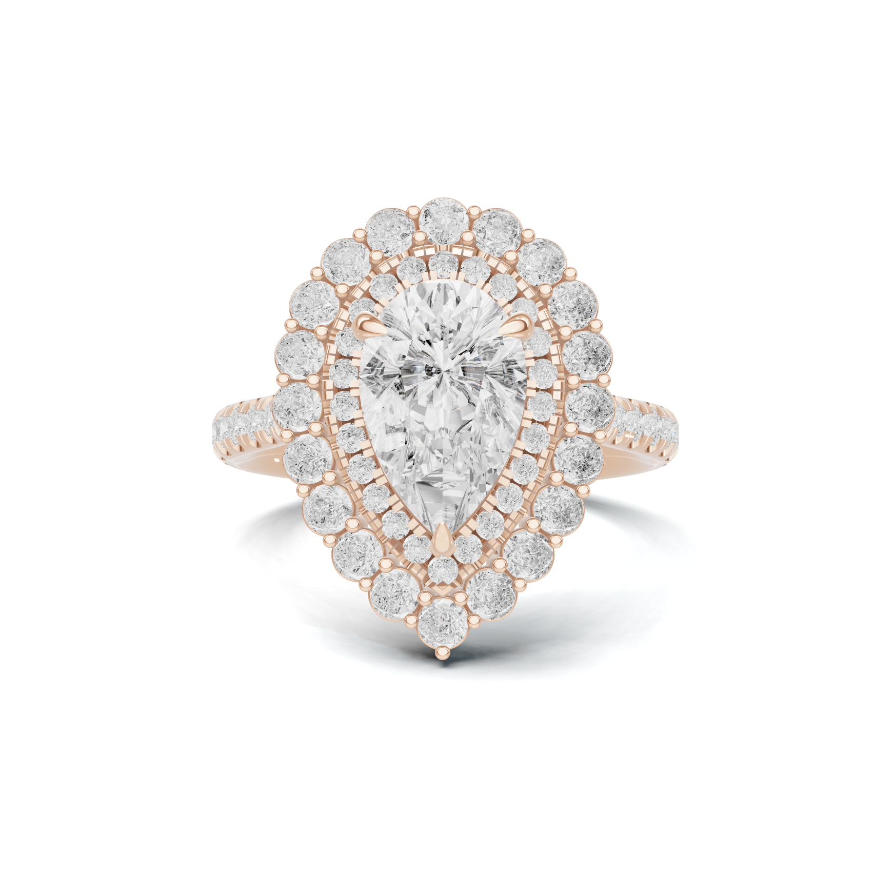 Double Halo Ring