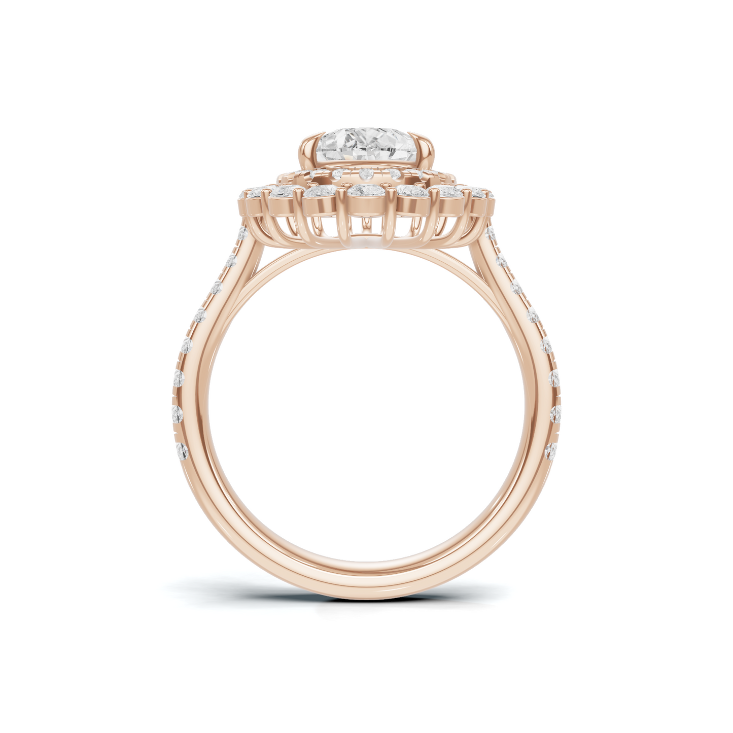 Double Halo Ring