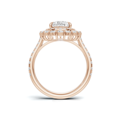 Double Halo Ring
