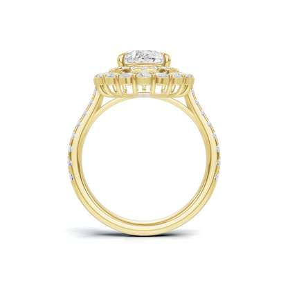 Double Halo Ring
