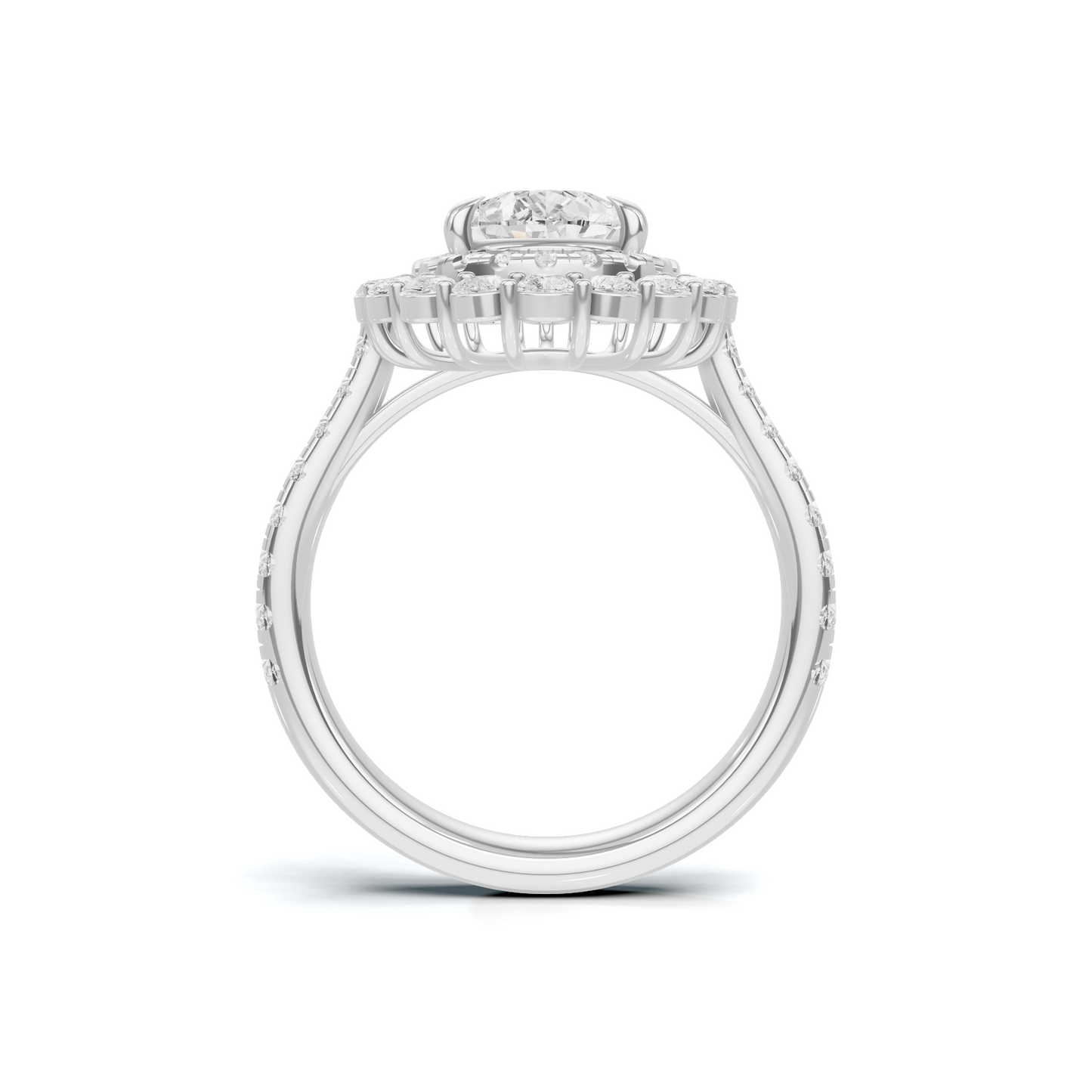 Double Halo Ring