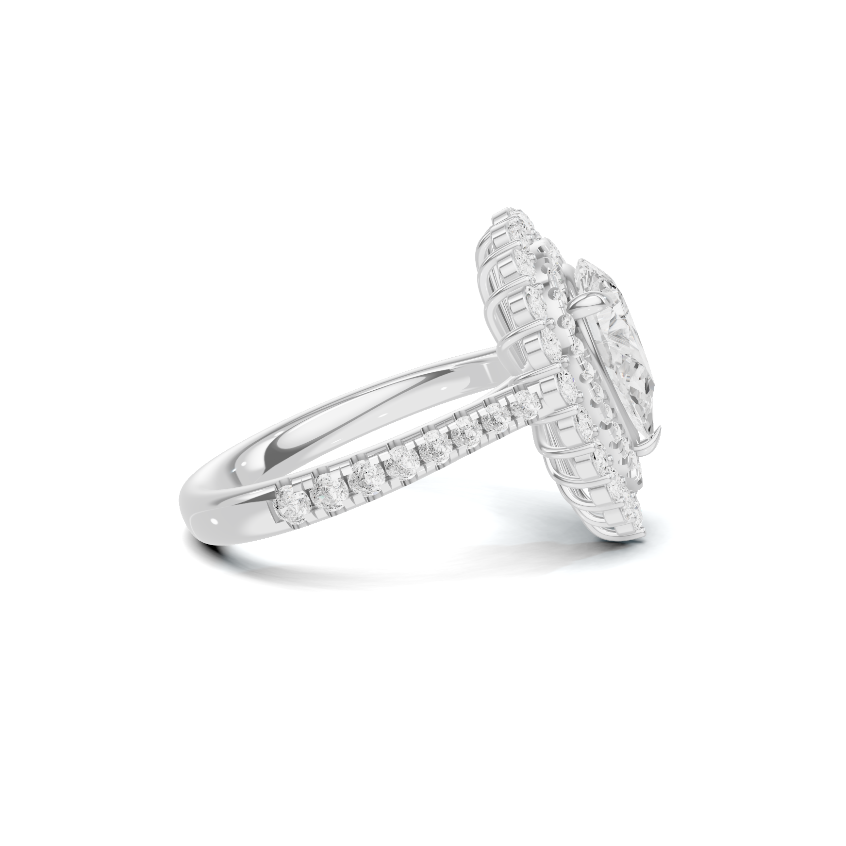 Double Halo Ring