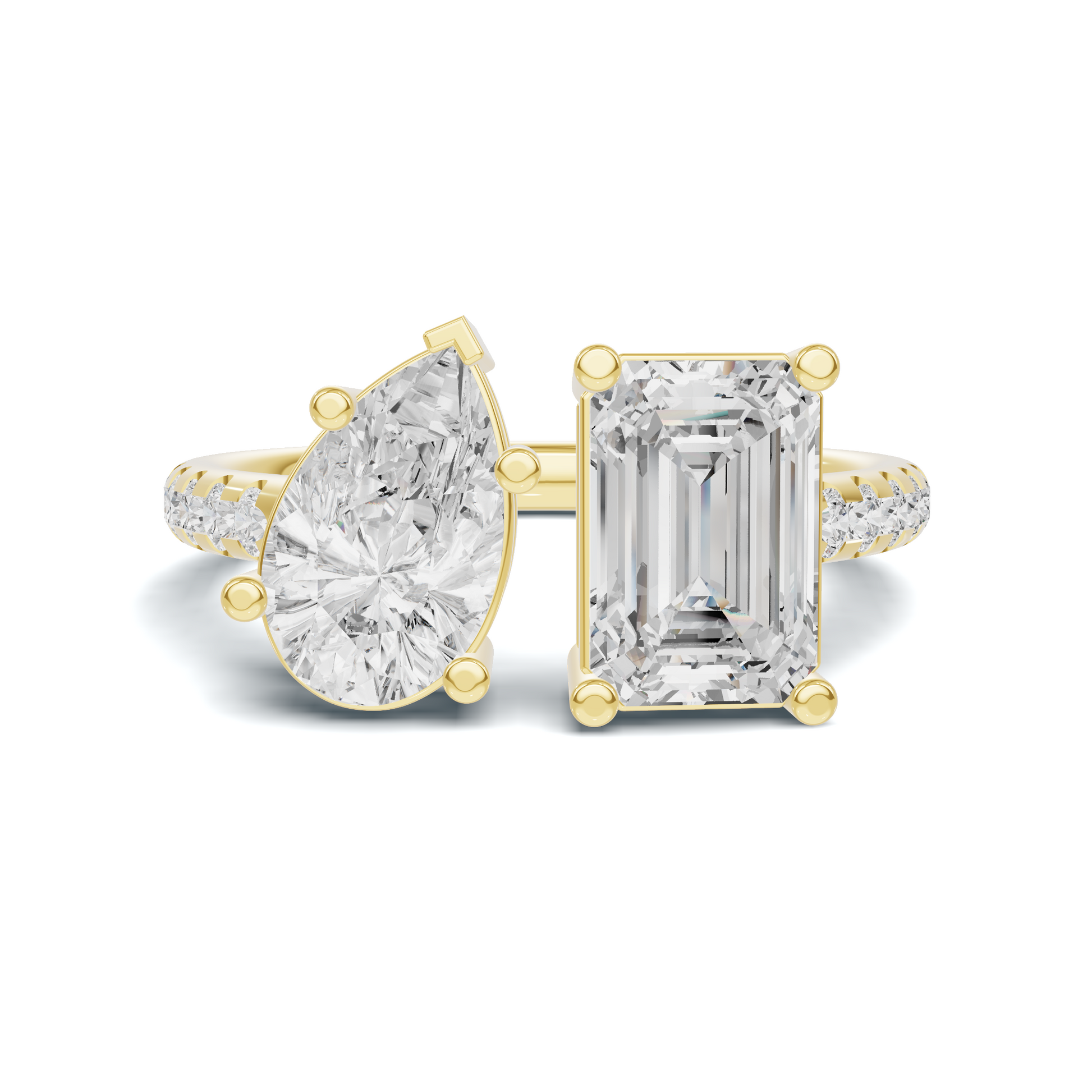 Dual Accent Statement Ring