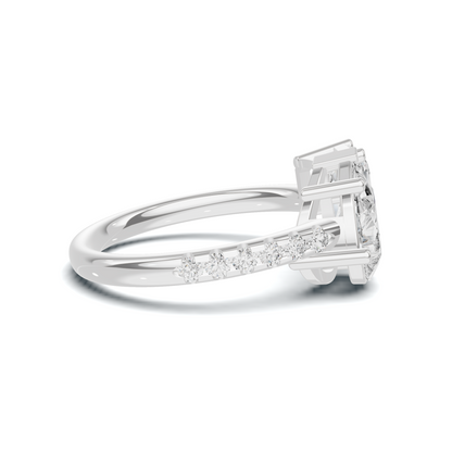 Dual Accent Statement Ring