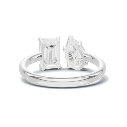Dual Accent Statement Ring