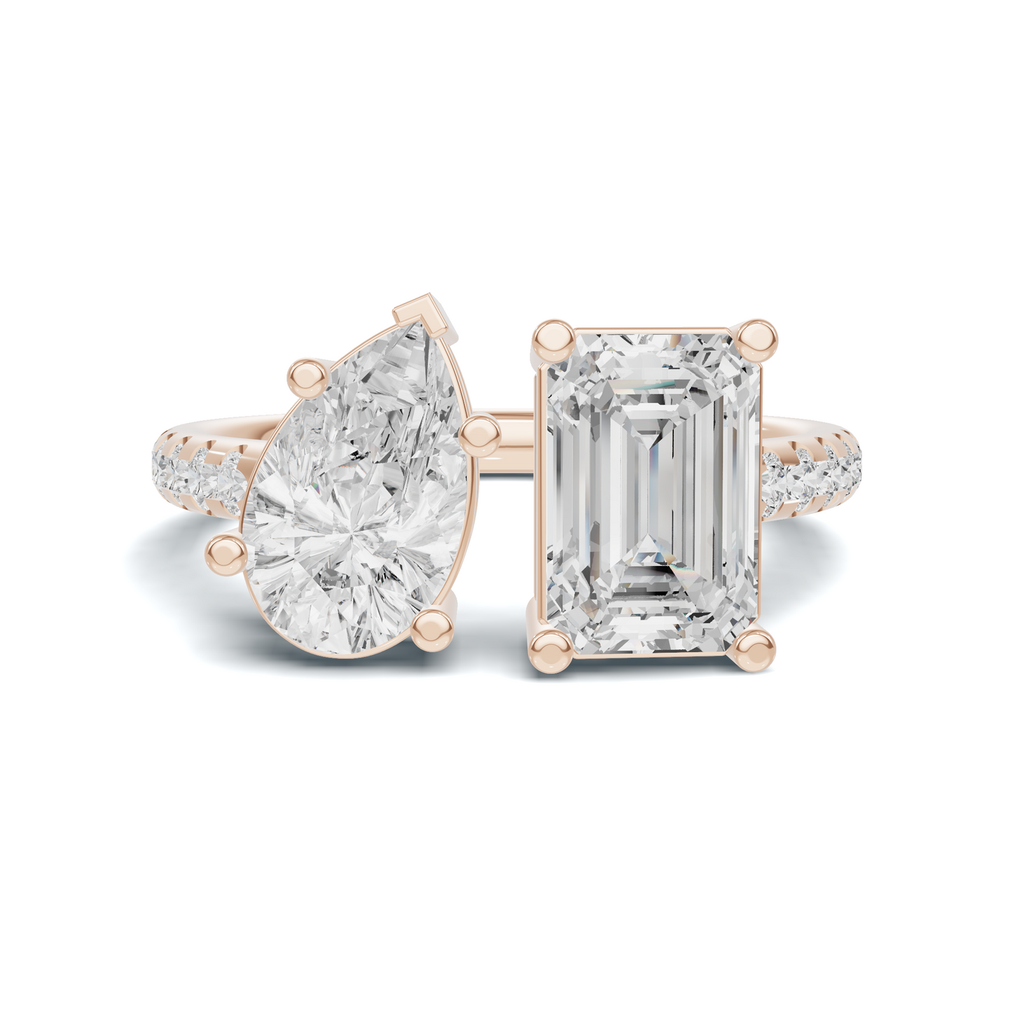 Dual Accent Statement Ring