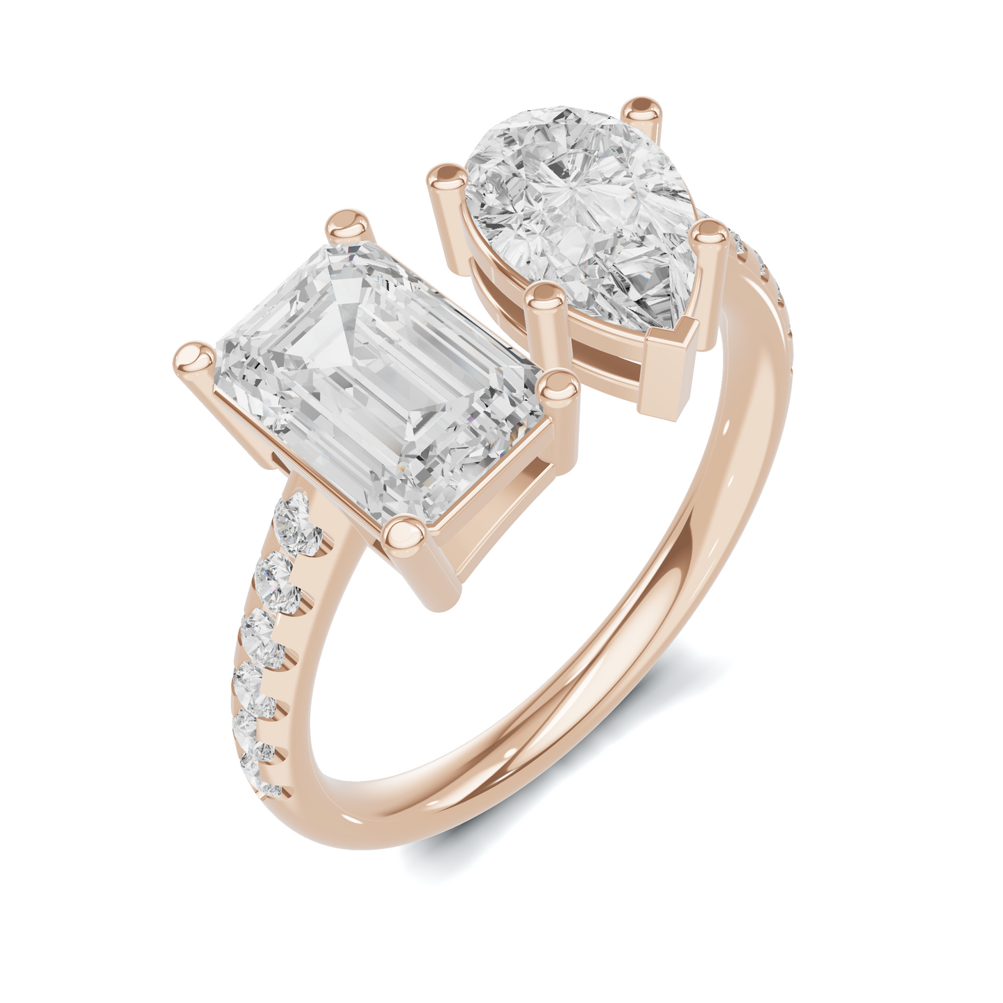 Dual Accent Statement Ring
