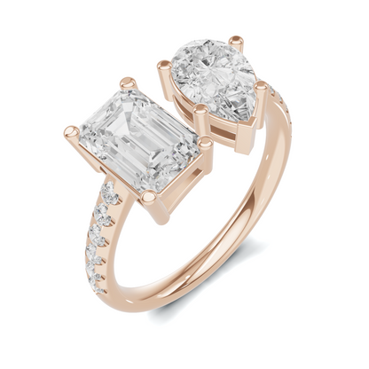 Dual Accent Statement Ring