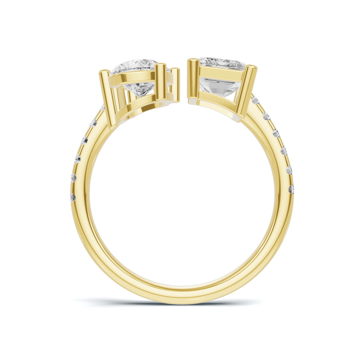 Dual Accent Statement Ring