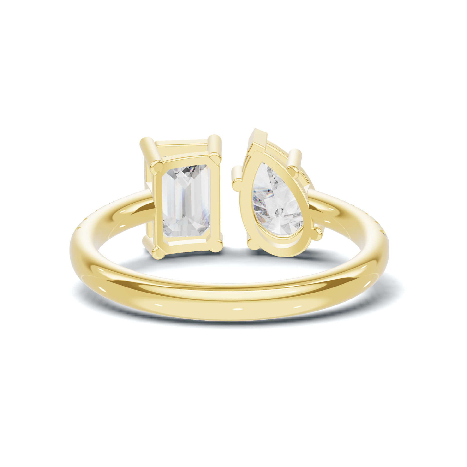 Dual Accent Statement Ring