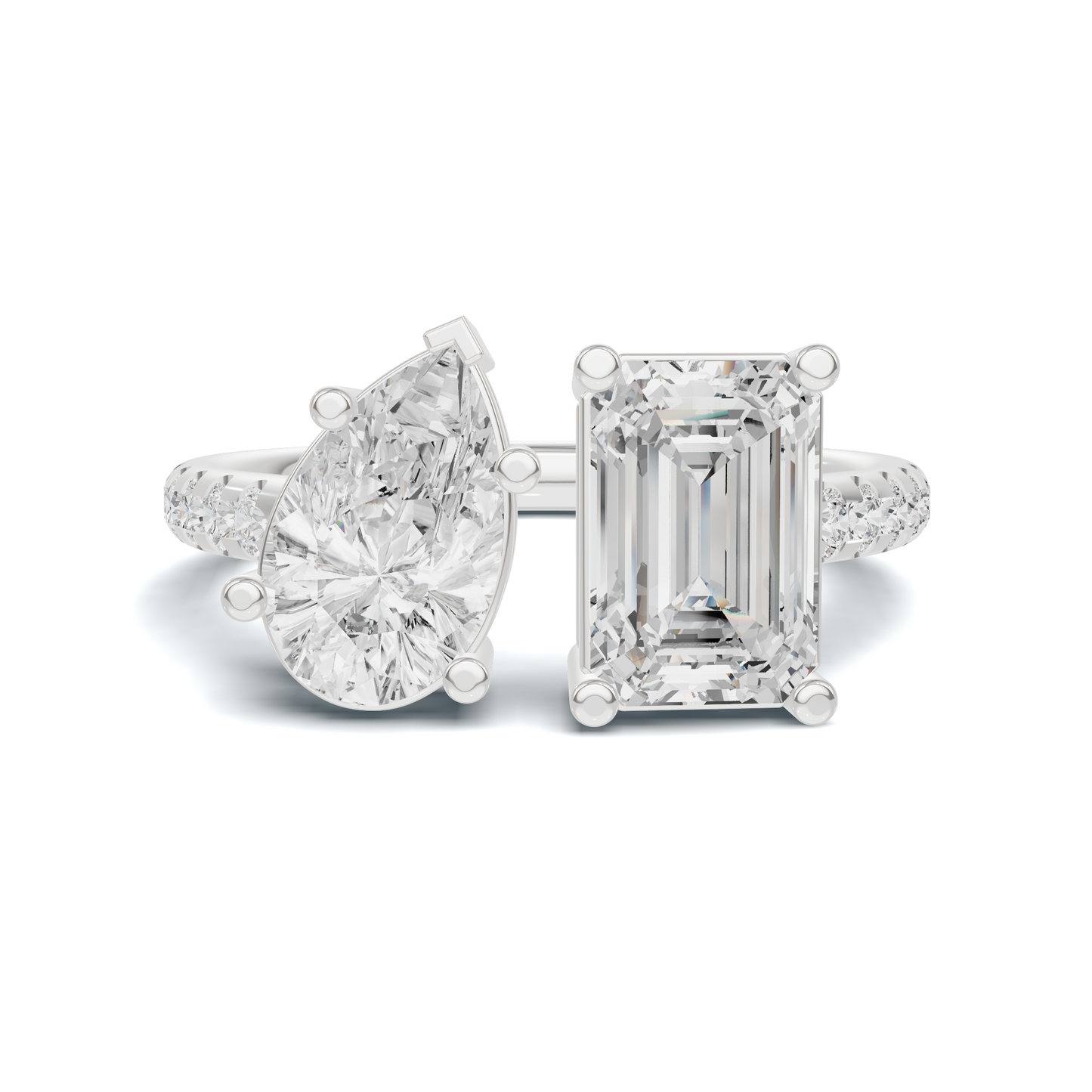 Dual Accent Statement Ring