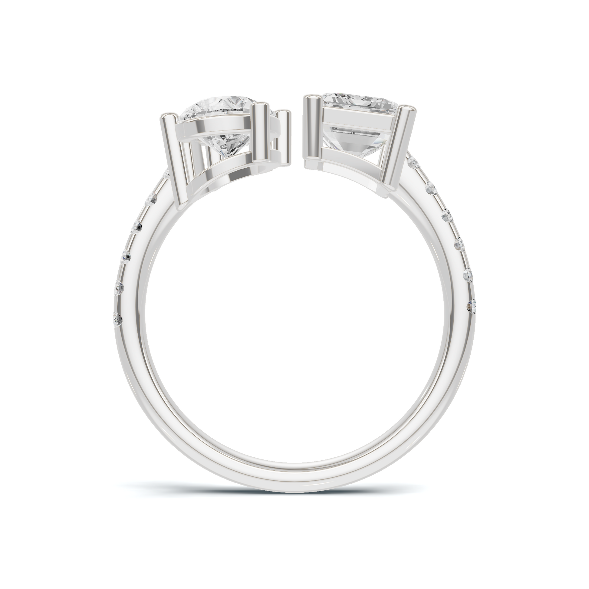 Dual Accent Statement Ring