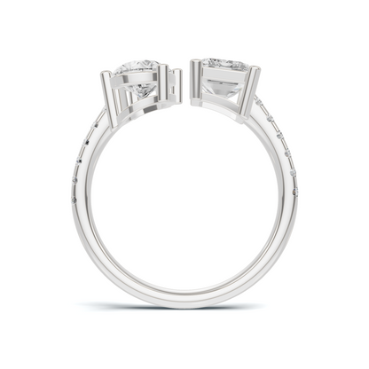 Dual Accent Statement Ring