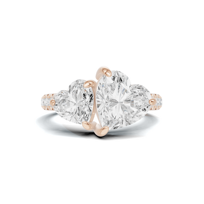 Dual Heart Statement Ring