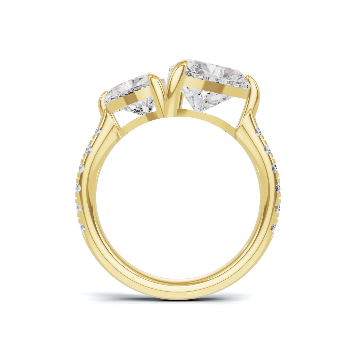 Dual Heart Statement Ring