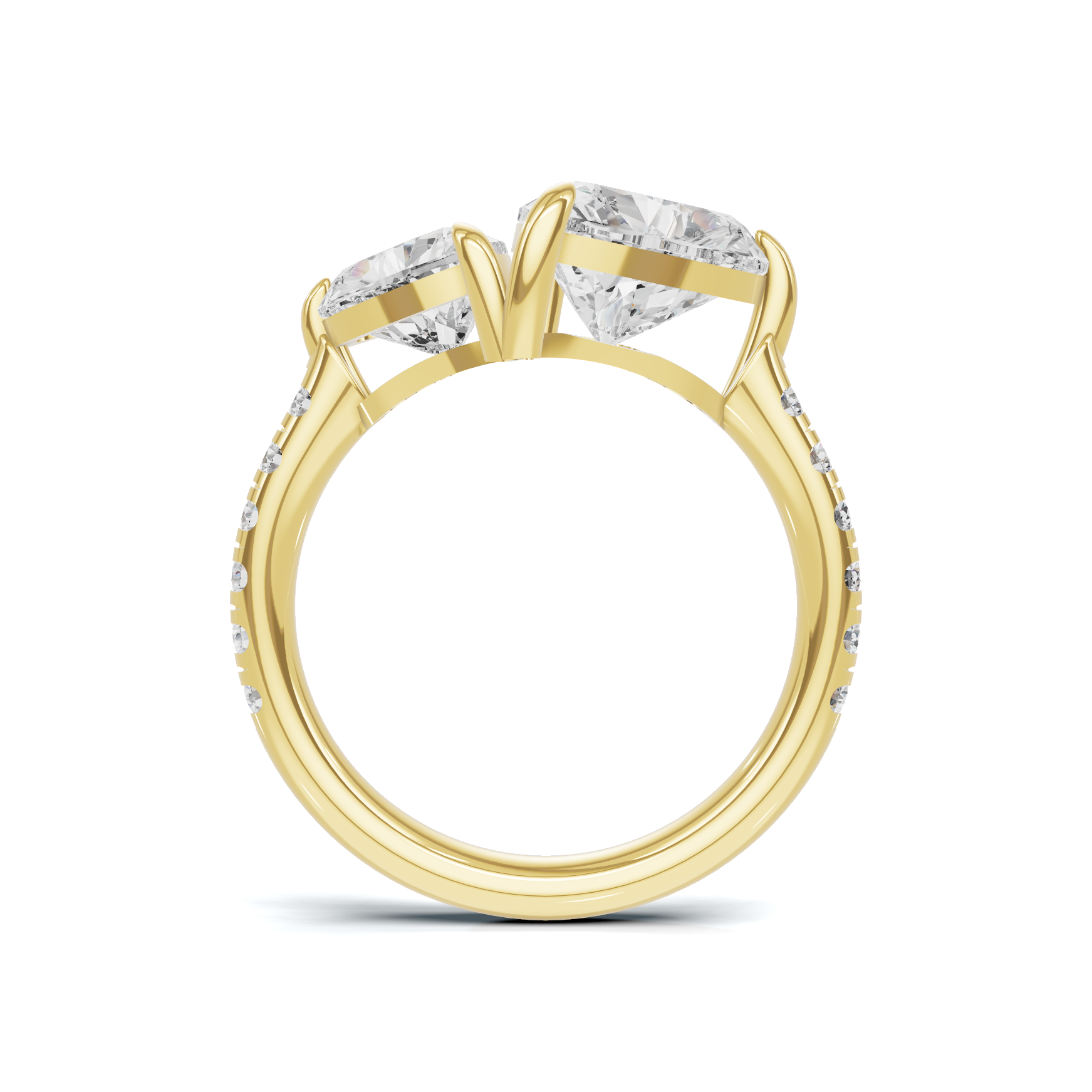 Dual Heart Statement Ring