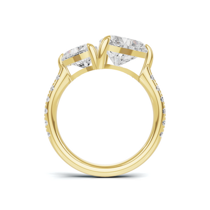 Dual Heart Statement Ring