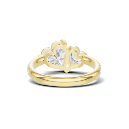 Dual Heart Statement Ring