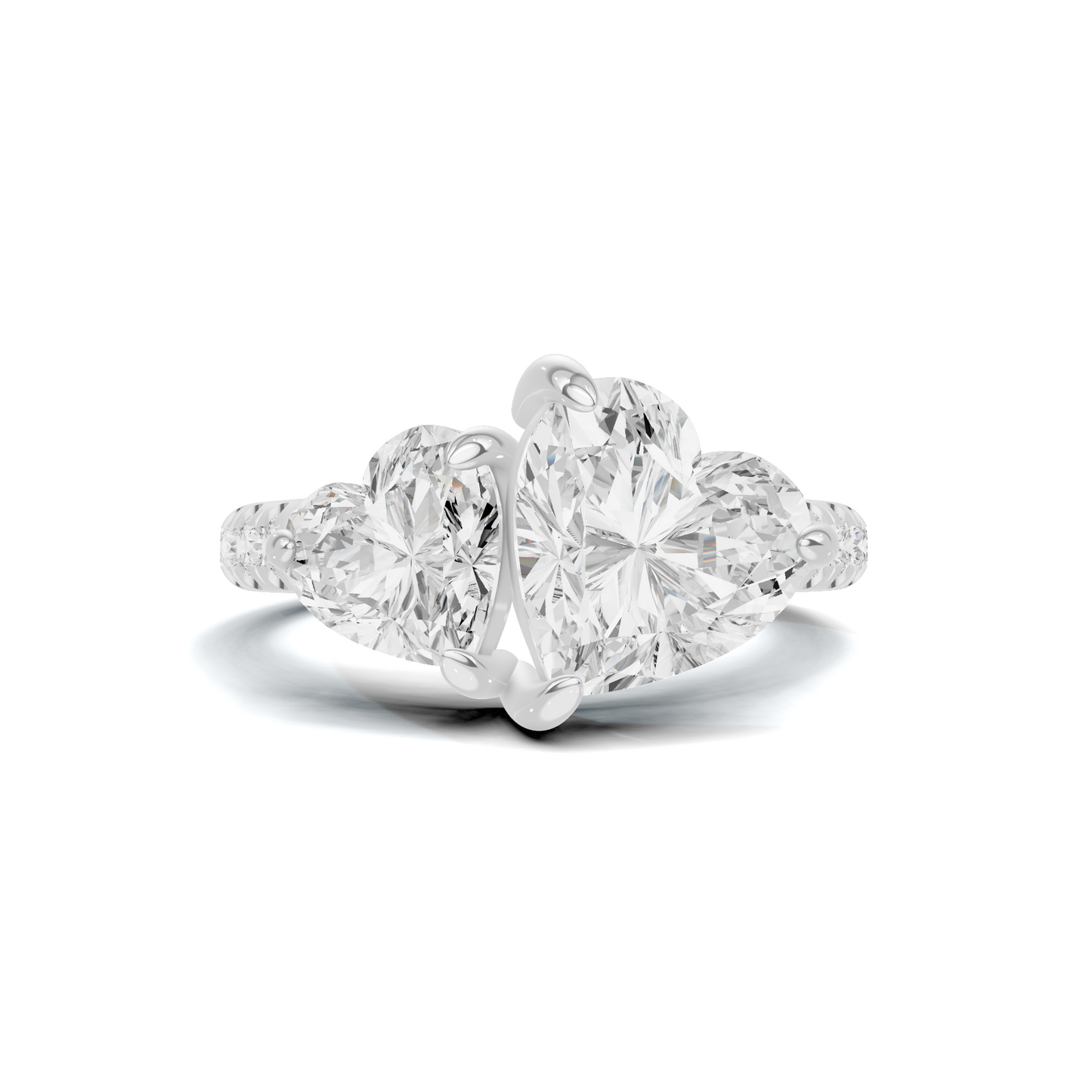 Dual Heart Statement Ring