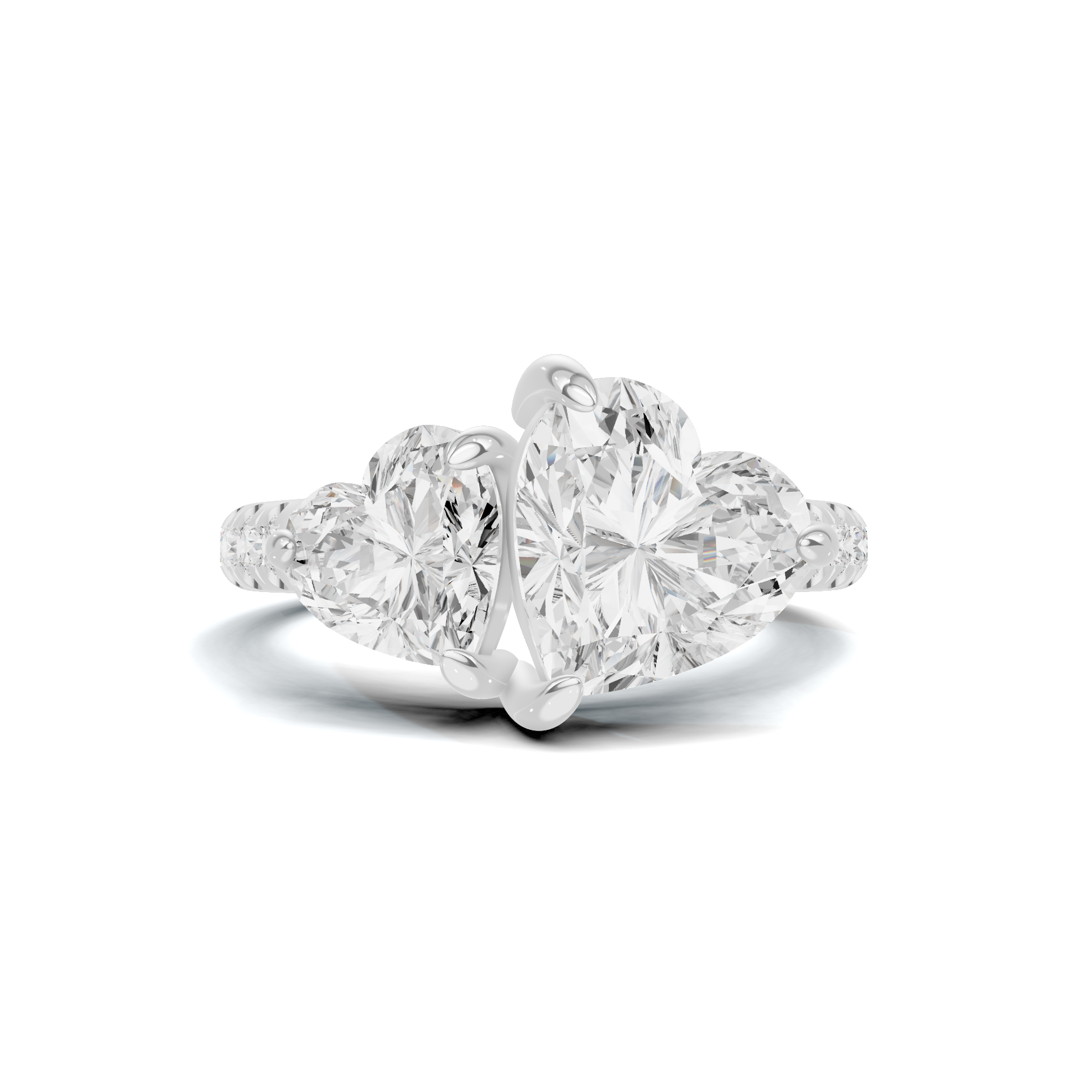 Dual Heart Statement Ring
